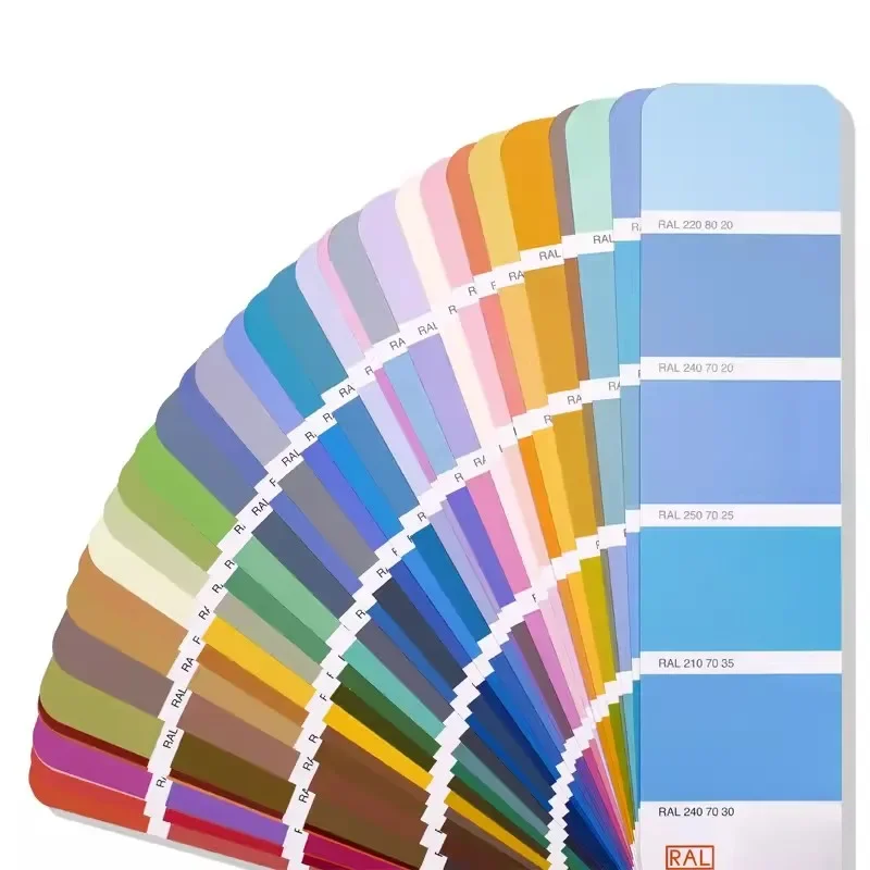 Original RAL Color Card D9 Designer Version Selected 290 Colors Standard Color Card European Standard