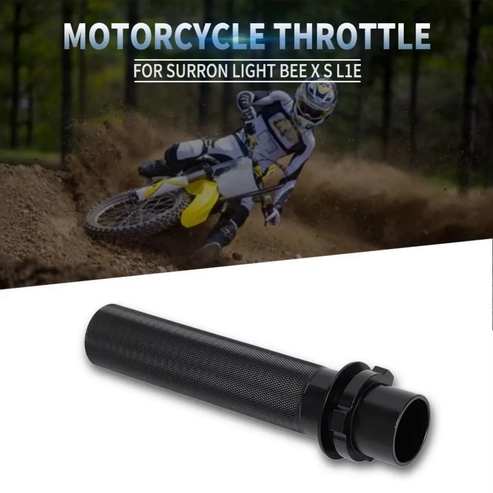 1PC Motorcycle CNC Aluminum Throttle Grip Handlebar For Surron For Segway X260 X160 Throttle Tube Handle Twist Grip Accelerator