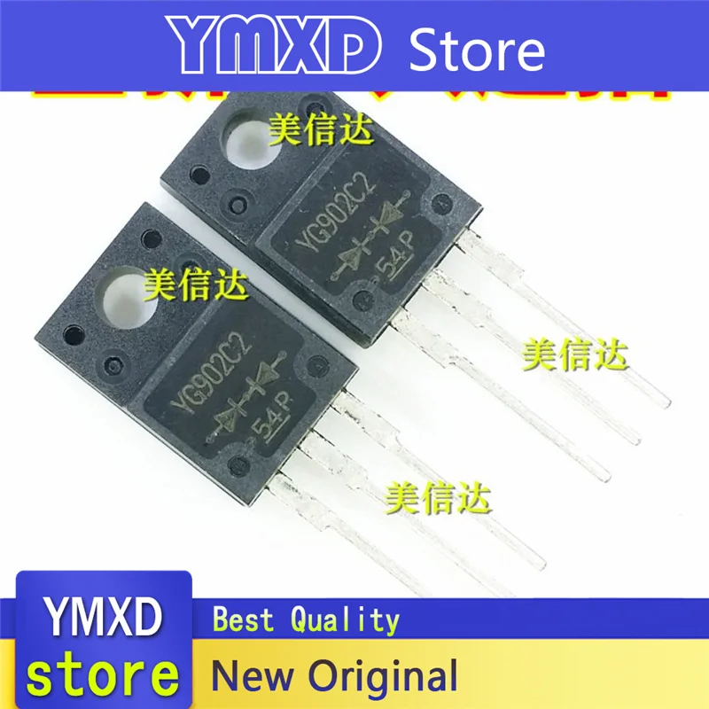 10 pçs/lote Novo Original YG902C2 10A 200V Diodo Schottky TO-220F Em Estoque