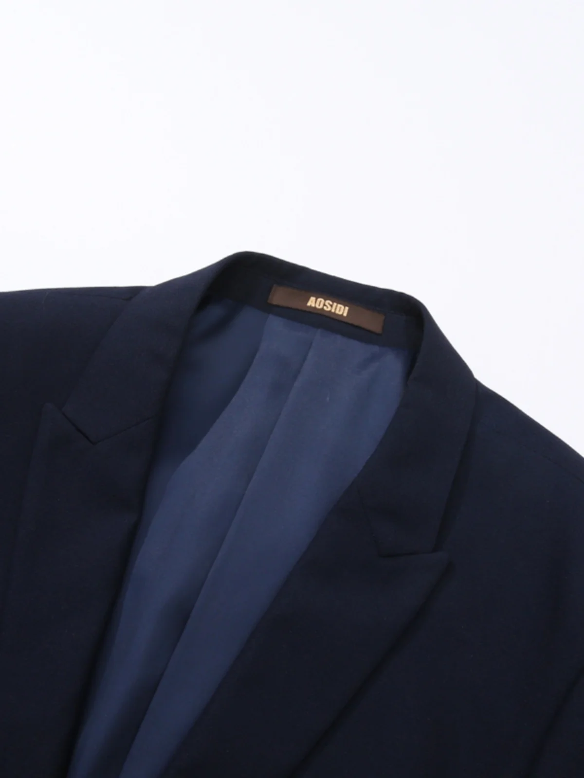 

Busin Sle Men's Suit Jaet One Button No Split Stand Fit Long Sve Faion Urban Casual Spring Autumn Outerwear