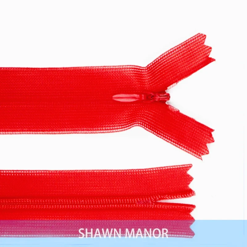 31Pcs 60CM Nylon Invisible Zippers For DIY Sewing Back/Dress/Cushion Tailoring Accessories  Mixed Colors fermeture eclair zip up