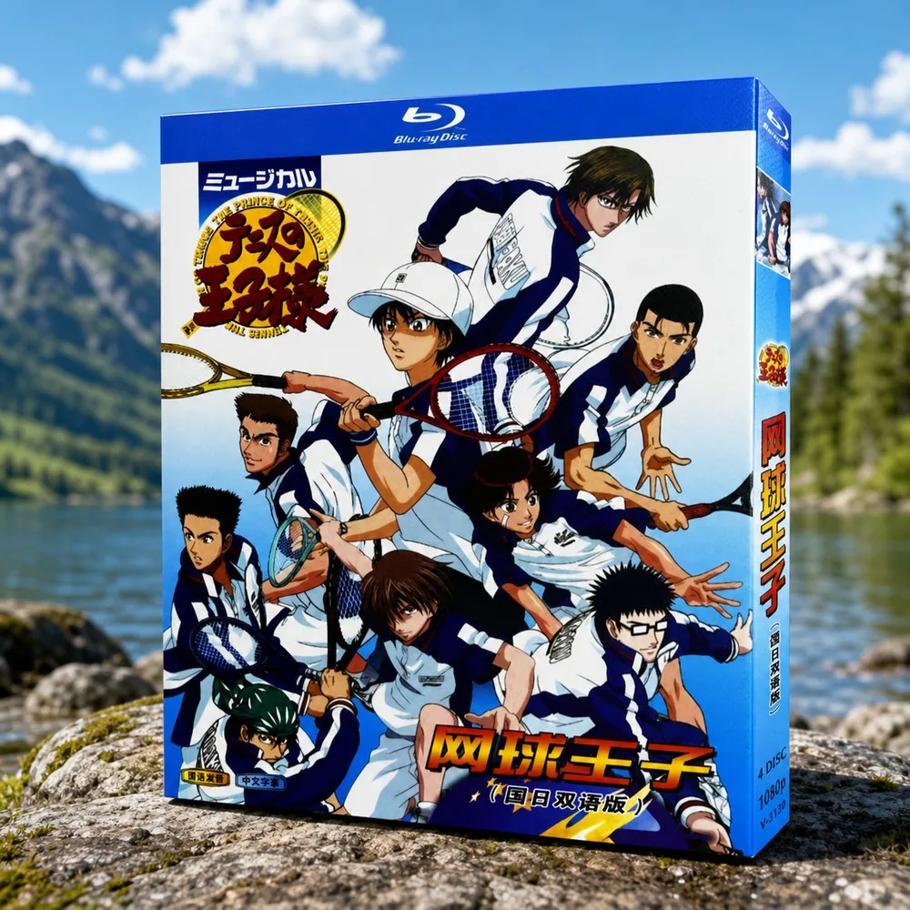 Blu-ray Ultra HD Animation The Prince of Tennis Complete Collection 178 Episodes Box Set Bilingual Chinese and English