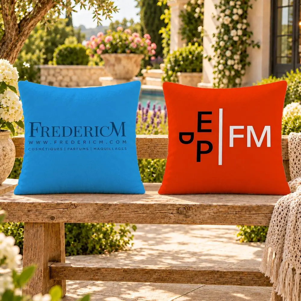 Brand Fragrance Frederic Malle Cushion Cover Soft Plush Throw Pillow Cover Washable Sofa Bed Patio Chair Home Decor