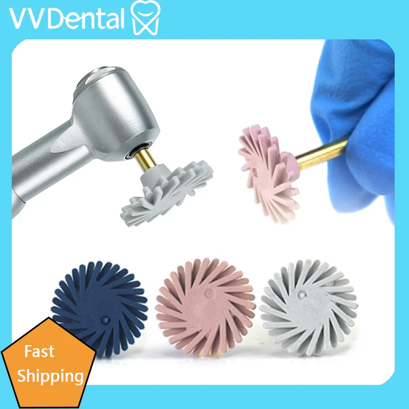 

6PCS Dental Composite Polishing Kit for Low Speed Handpiece Resin Polishing Discs Dentistry Instrument Cleaning Kit