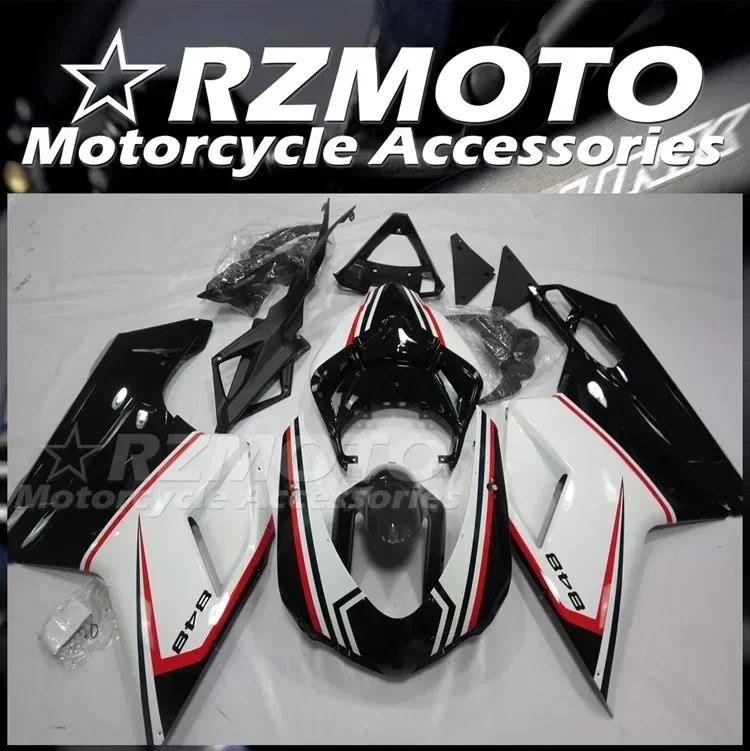 New ABS Fairings Kit Fit for Ducati 848 1098 1198 Evo 2007 2008 2009 2010 2011 2012 2013 2014 Bodywork Set Black White