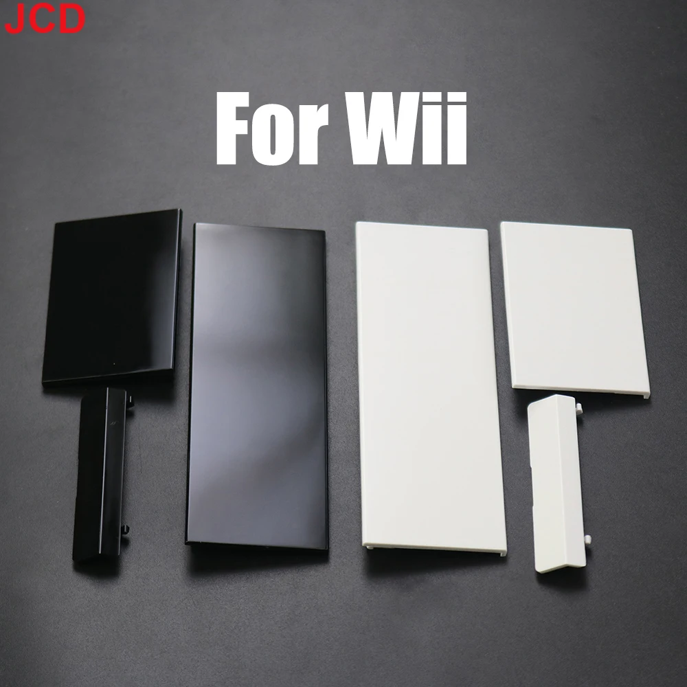 

JCD 1set Replacement Memeory Card Door Slot Cover Lid 3 Parts Door Covers for Wii Console Games Accessories