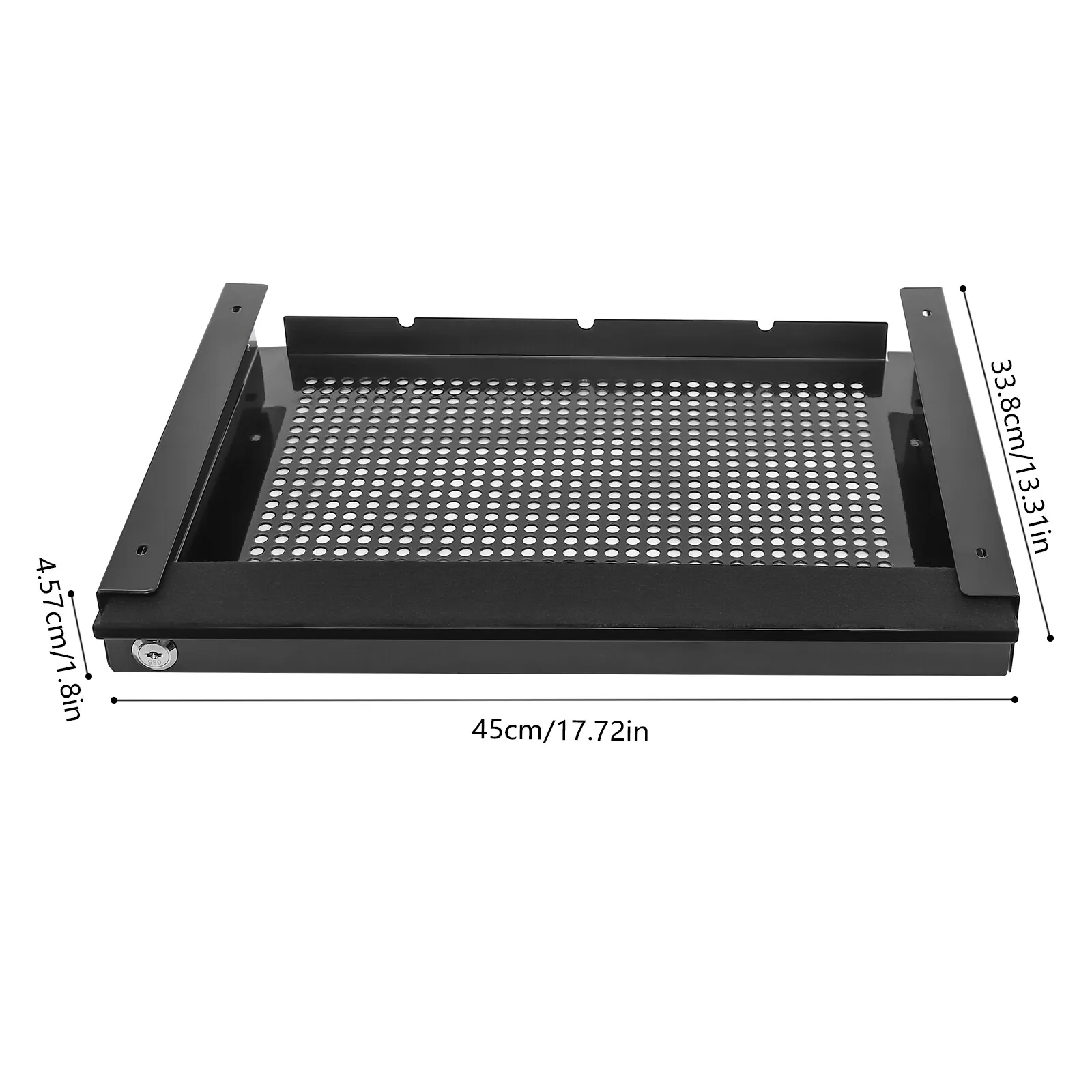 책상 아래 장착 슬라이딩 풀아웃 서랍, 스탠딩 데스크용 서랍 보관 정리함, 풀아웃 서랍
