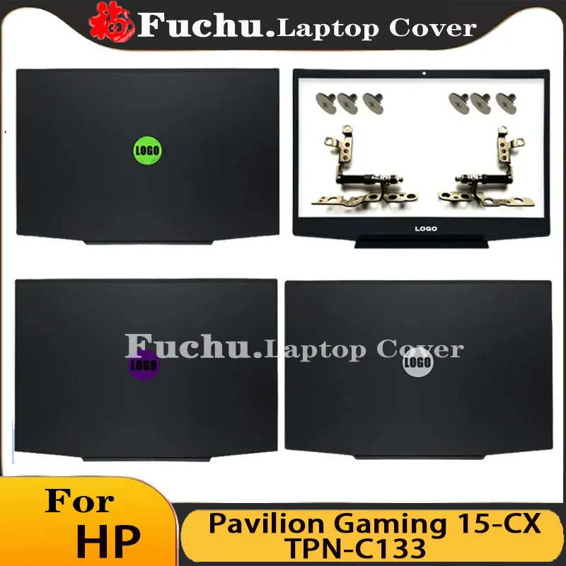 

New Laptop Cover For HP Pavilion Gaming 15-CX TPN-C133 Series LCD Back Cover Bezel Hinges Replacement Screws For Free 15.6‘’