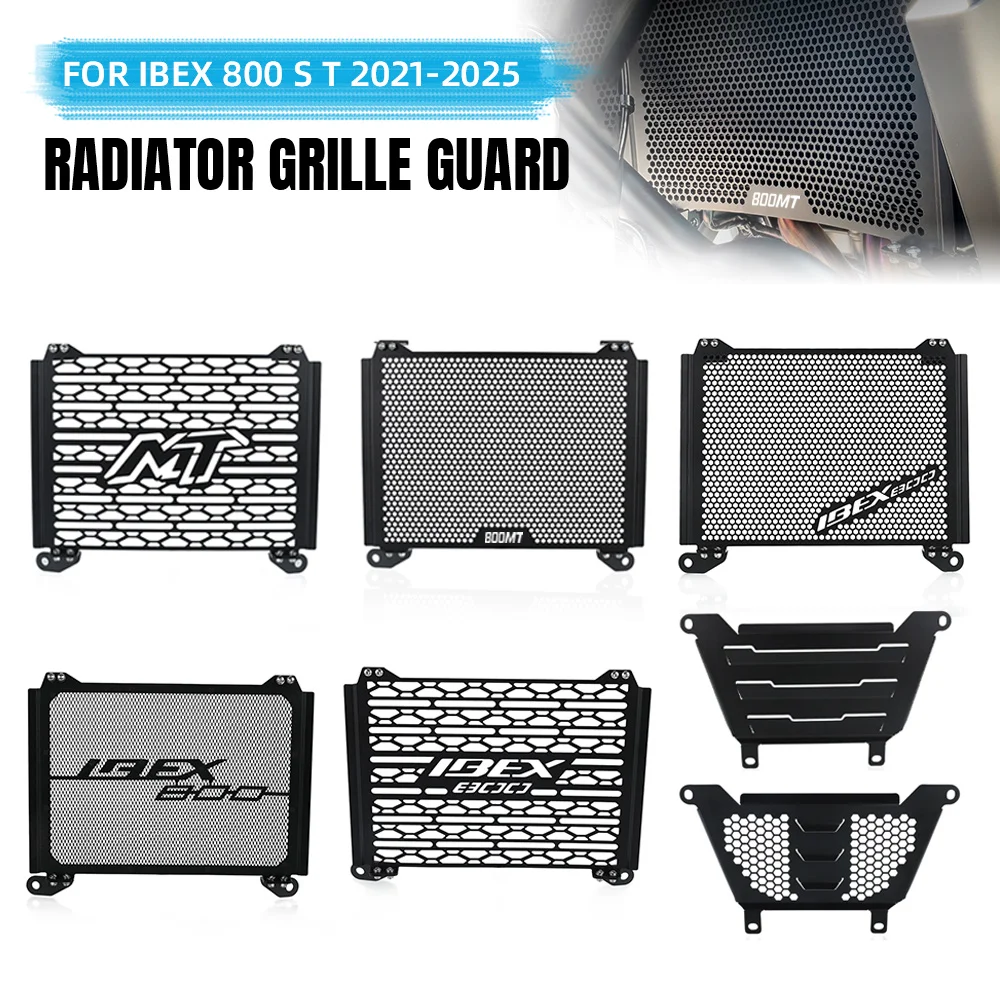 

FOR CFMOTO IBEX 800 S T 2021-2022-2023-2024-2025 Radiator Grille Guard Cover Grill Protective Motorcycle Accessories Aluminium