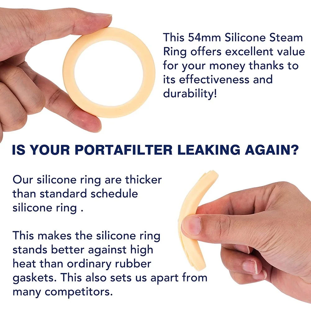 حلقة بخار من السيليكون ABKR مقاس 54 مم، سدادة حشية رأس المجموعة لآلة Breville Espresso، حشية ختم رأس جماعية لـ Breville/Sage