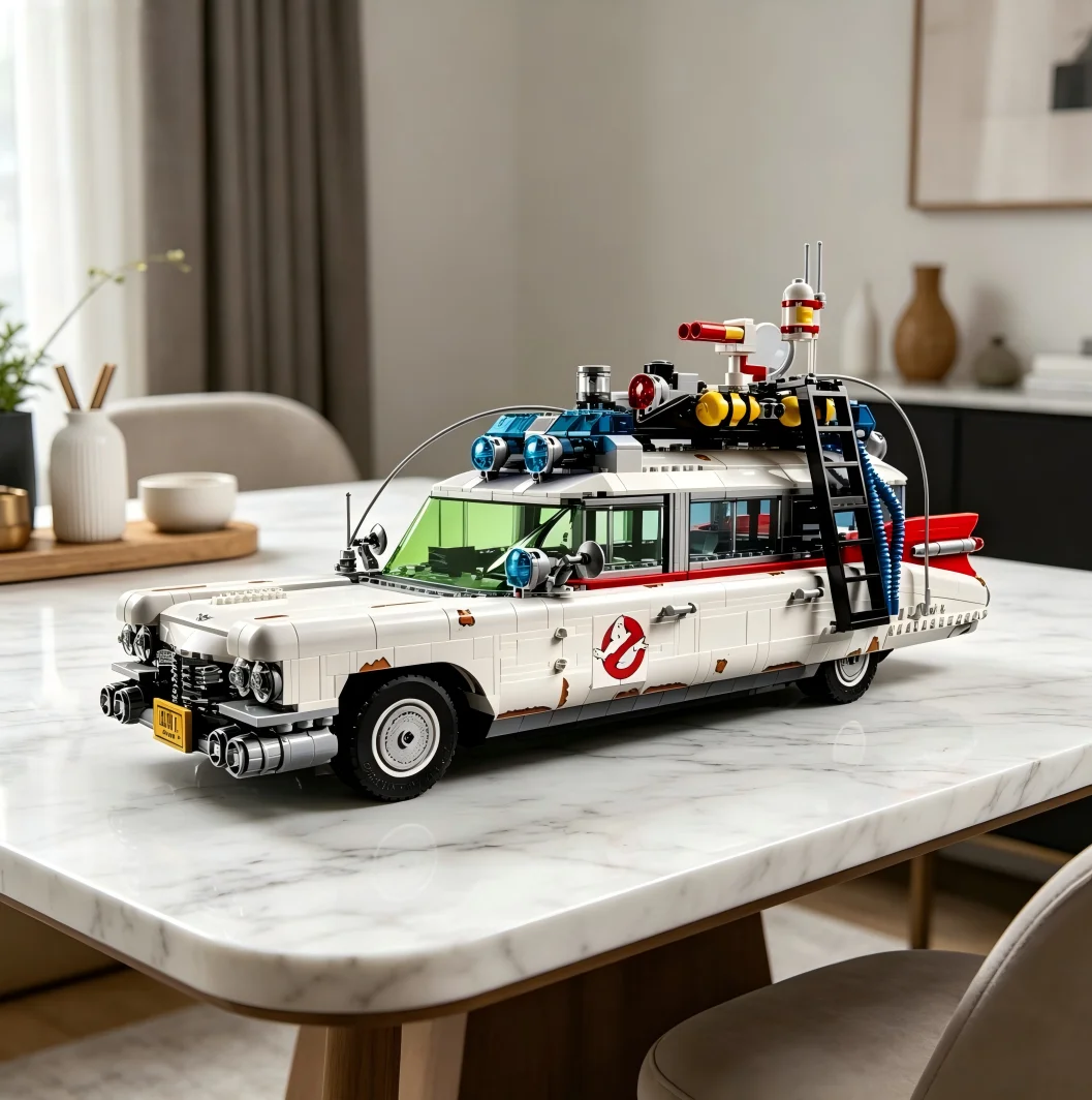 Disney 10274 2352PCs Ghost Capture Car Building Blocks Vehicle Model Creative Assembly Toy Christmas Gifts Home Desktop Decor