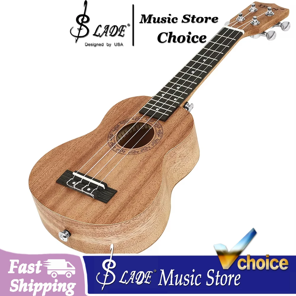 IRIN 21 Inch Soprano Ukulele Mahogany Wood Ukelele with Bag for Beginner Student Adult Hawaiian Guitar Starter The Best Gift