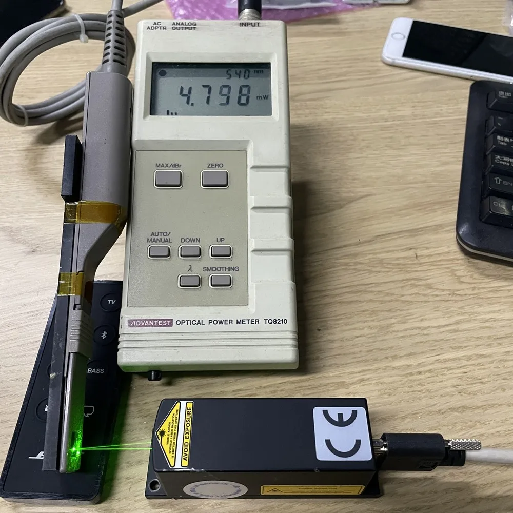 Spectra-Physics Excelsior 532-5-195 5mW Green DPSS Laser Precision 532nm Laser للبحث والتصنيع