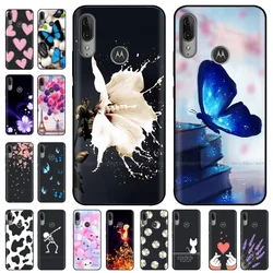 For Moto E6 Plus Case Soft Black Silicone Phone Back Cover For Motorola Moto E6 Play E6s 2020 MotoE6 Plus Case Cover Coque Funda