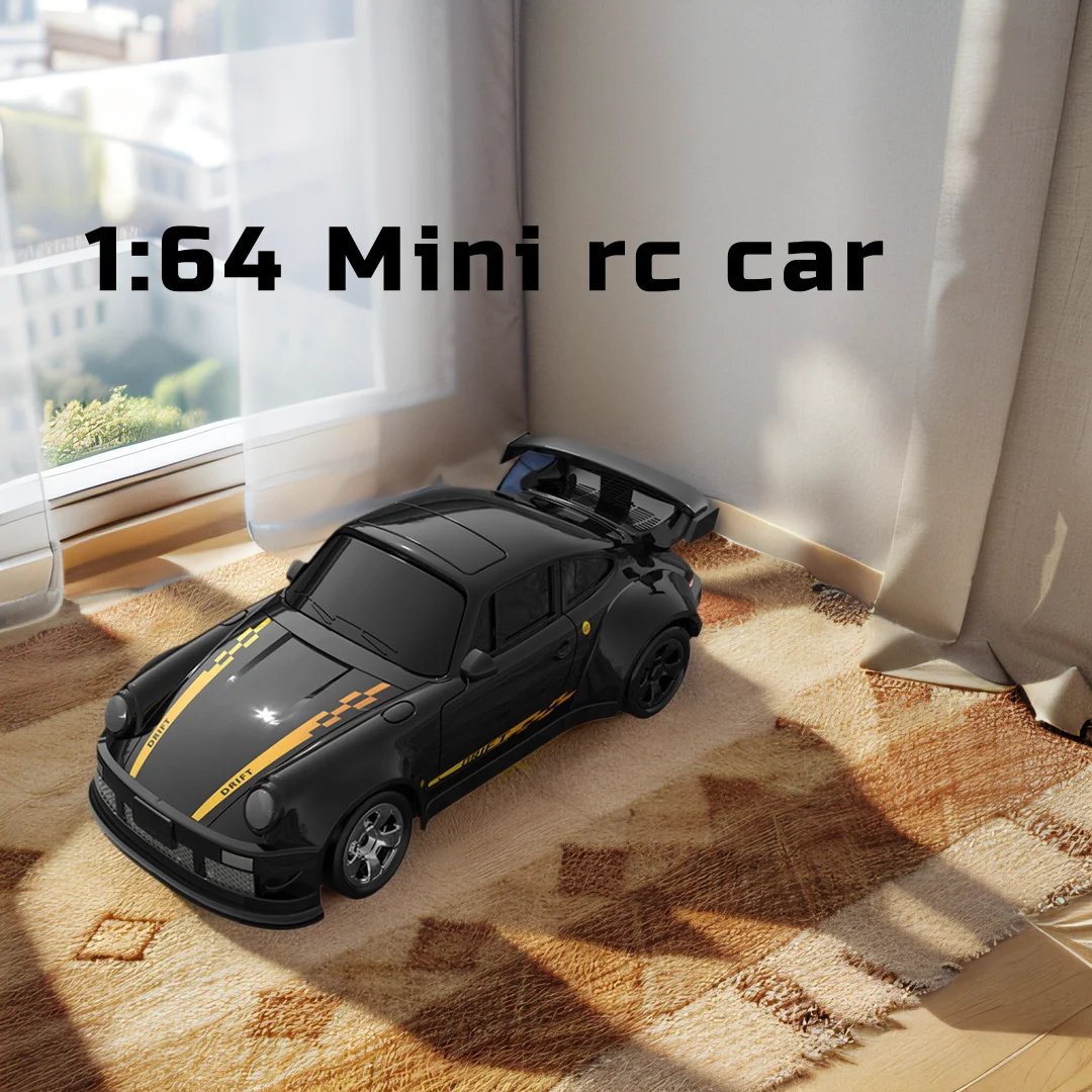 1: 64 mini RC Car 2.4G 4WD Racing Full Proportions Desktop Competition Electronic Positioning Drift Remote Control Car Toy Gifts