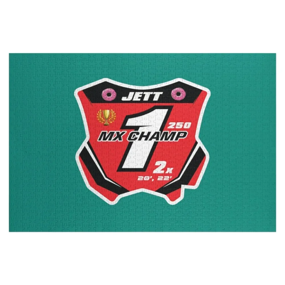 

Jett JL18 Lawrence Motocross Dirt bike Champion Gift Design 2021 2022 Jigsaw Puzzle Picture Custom Gifts Puzzle