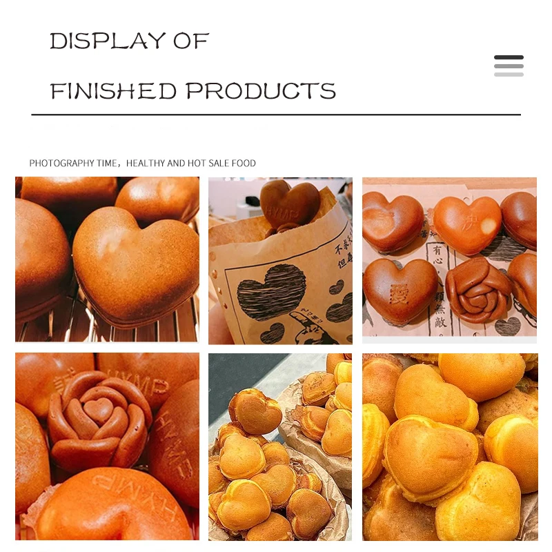Commercial Mini Pancakes Machine 16 Holes Heart Shaped Mini Dutch Pancake Waffle Makers 3000W Poffertjes Grill Machine
