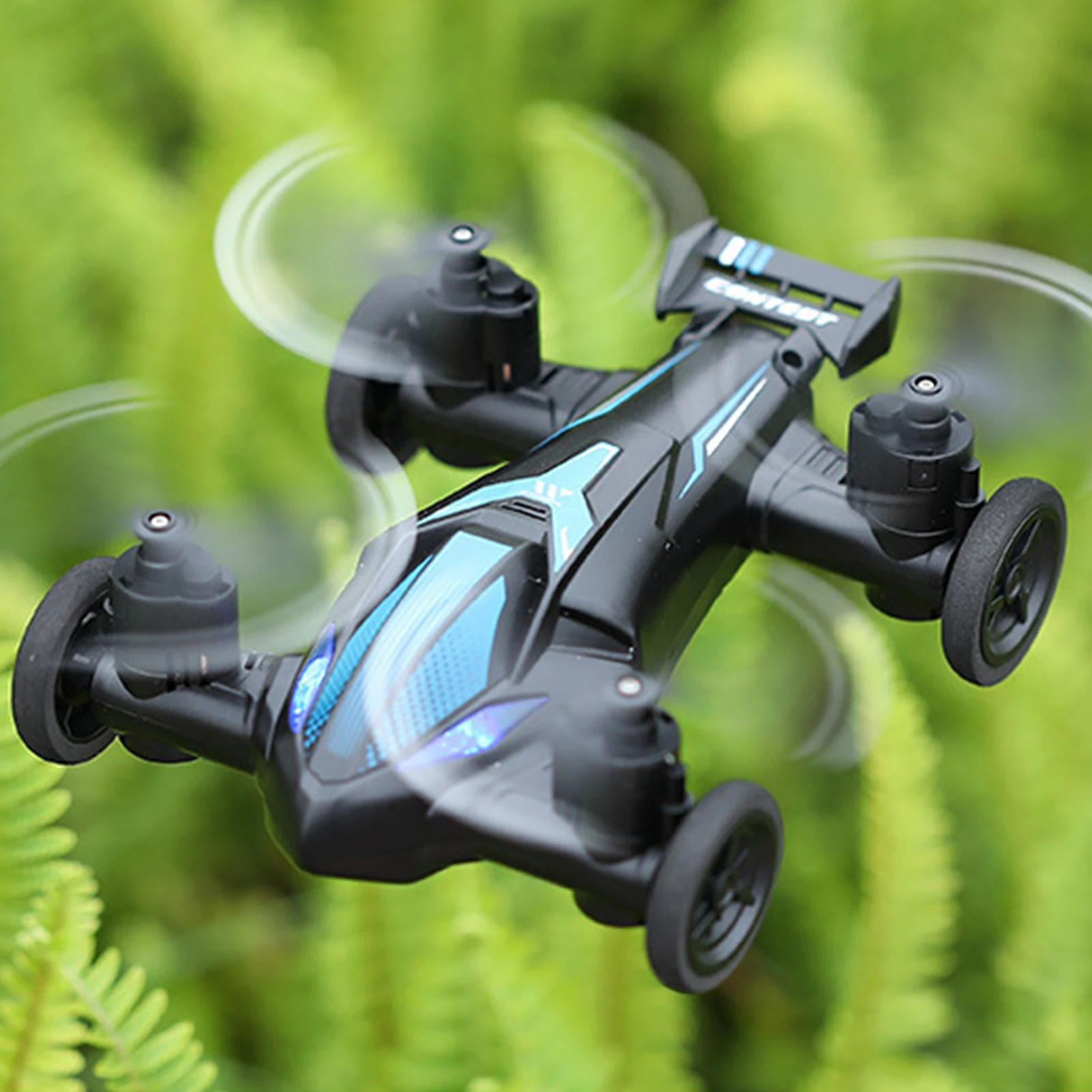 Drone Flying Cars Quadcopter Toy Headless Mode & 360° Aerobatic Roll Outdoor Flight Toys for Children's Electric RC Plane Toy