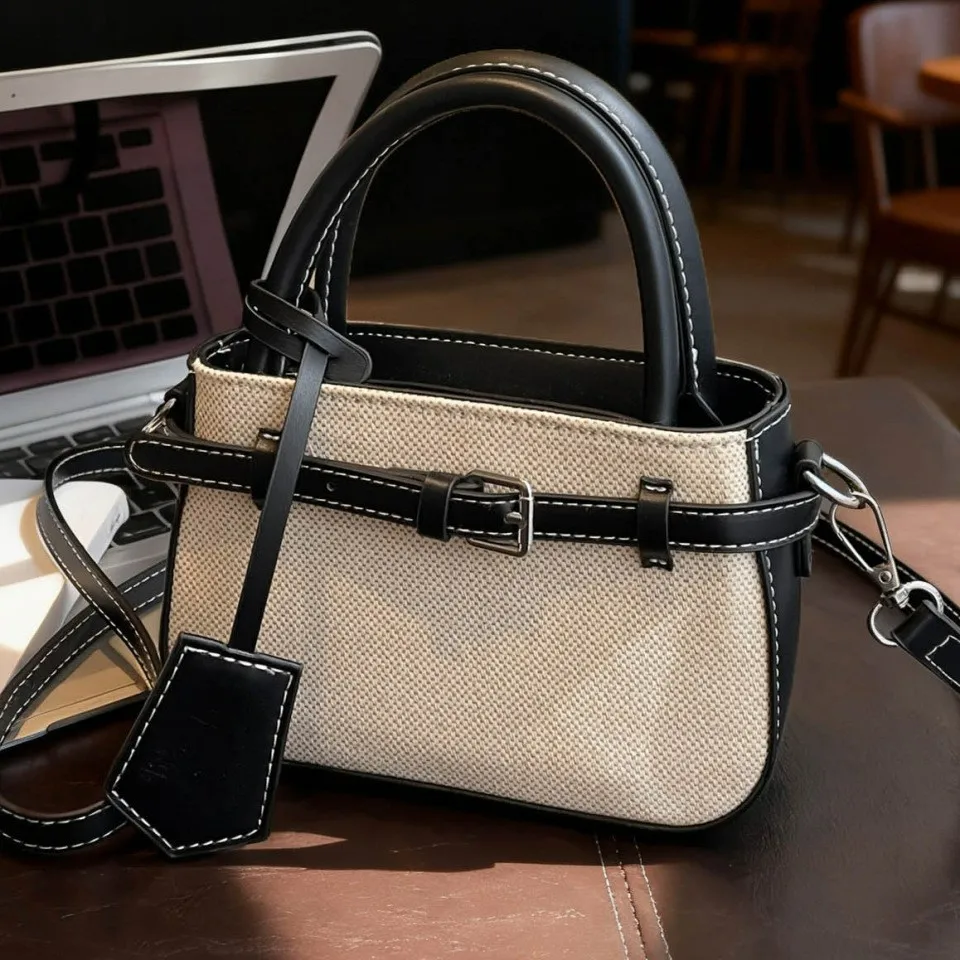 

2025 New Fashion Handbag for Women, Genuine Leather Multi-way Shoulder Crossbody Purse, Vintage Chic Large Capacity Tote