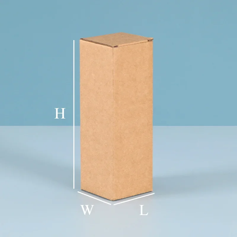 20pcs Rectangular Paper Packaging Box Small Empty Corrugated Box Box for Umbrella Cardboard Packaging Universal Paper Carton