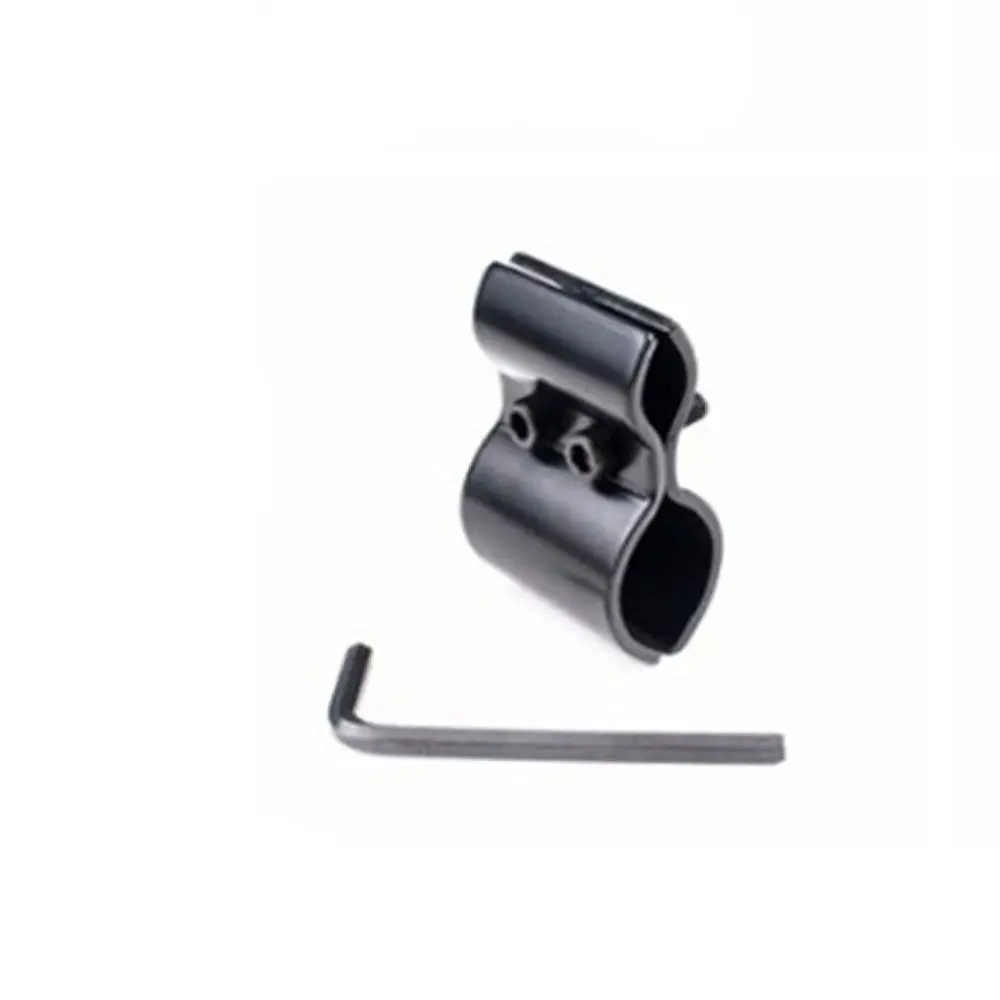2Sets Fixed Metal Bracket Barrel Black Mount Holder Fixed Holder