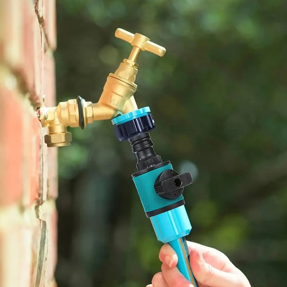 1Pcs with Faucet Water Quick Connector Leakproof Quick On/Off Garden Hose Connector 1/2