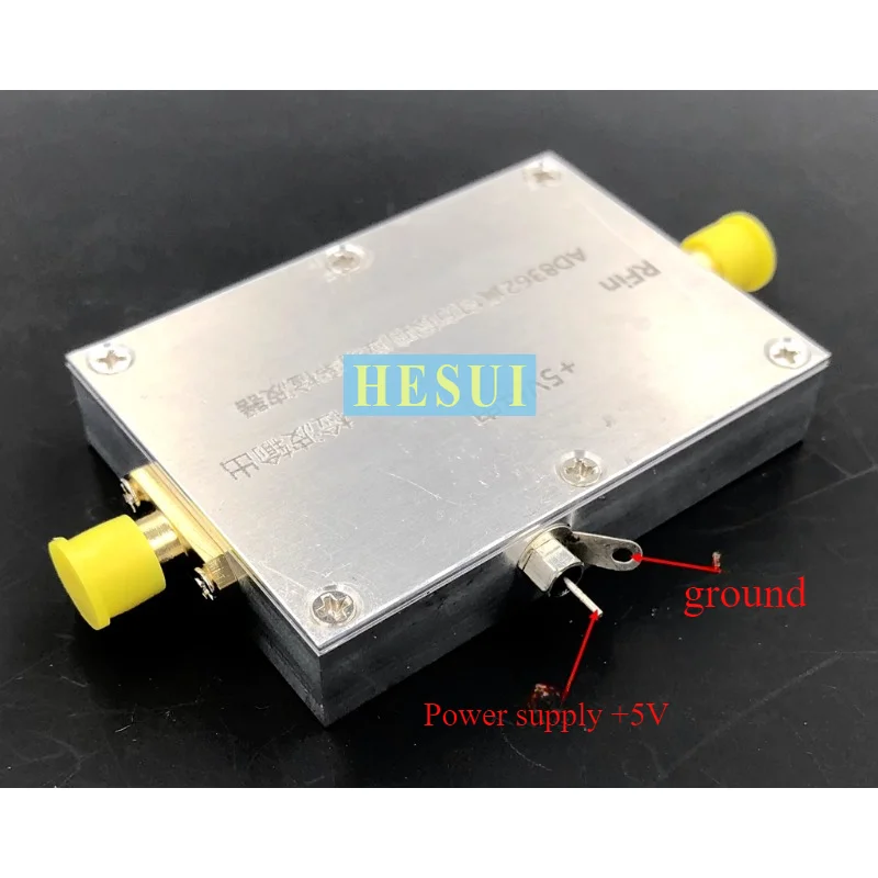 True root-mean-square response power detector AD8362-50M-3.8GHZ with fully shielded housing