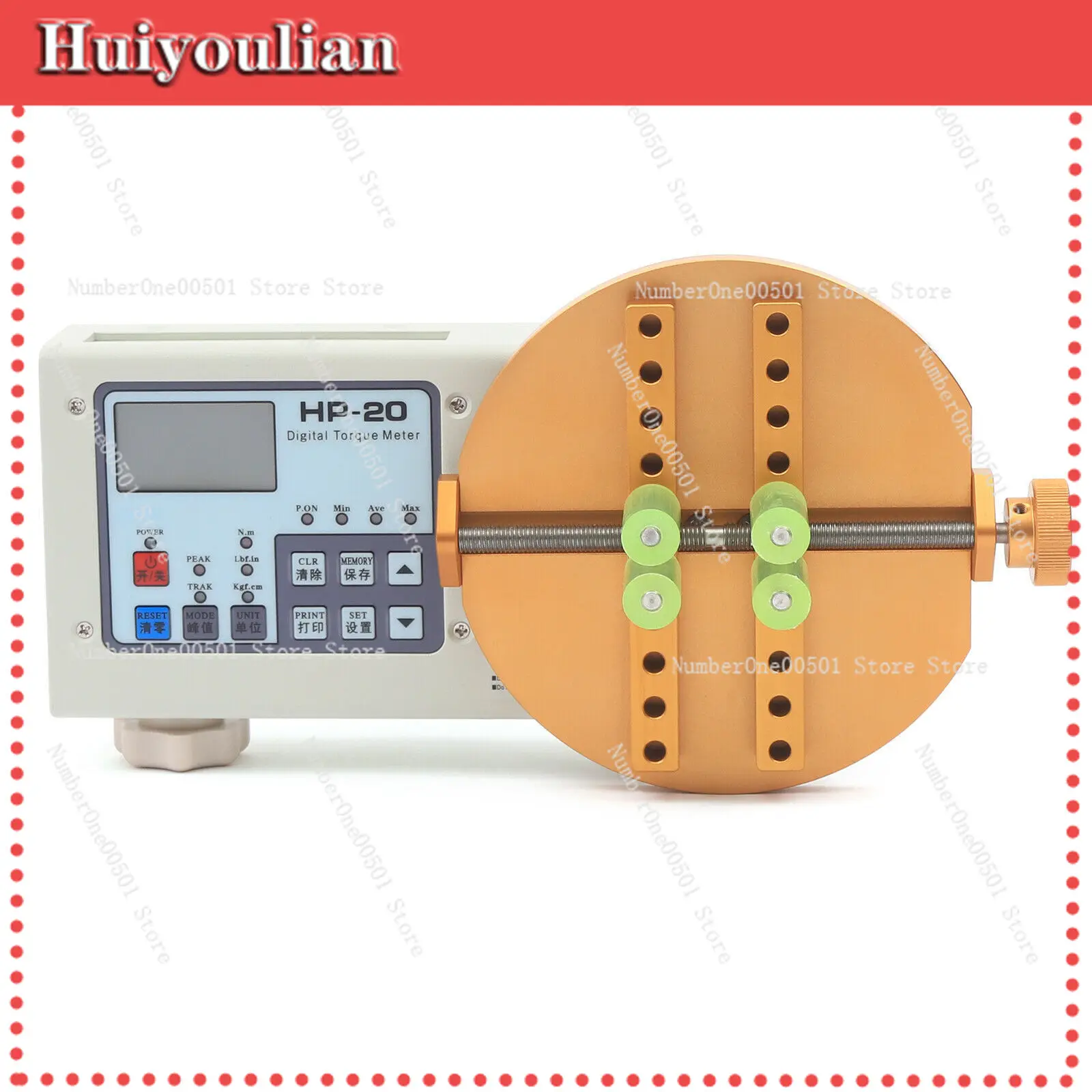 HP-10 Bottle Cap Digital Torque Tester Torque Gauge Cap Tightness Force Test Digital Torque Meter -LBW001