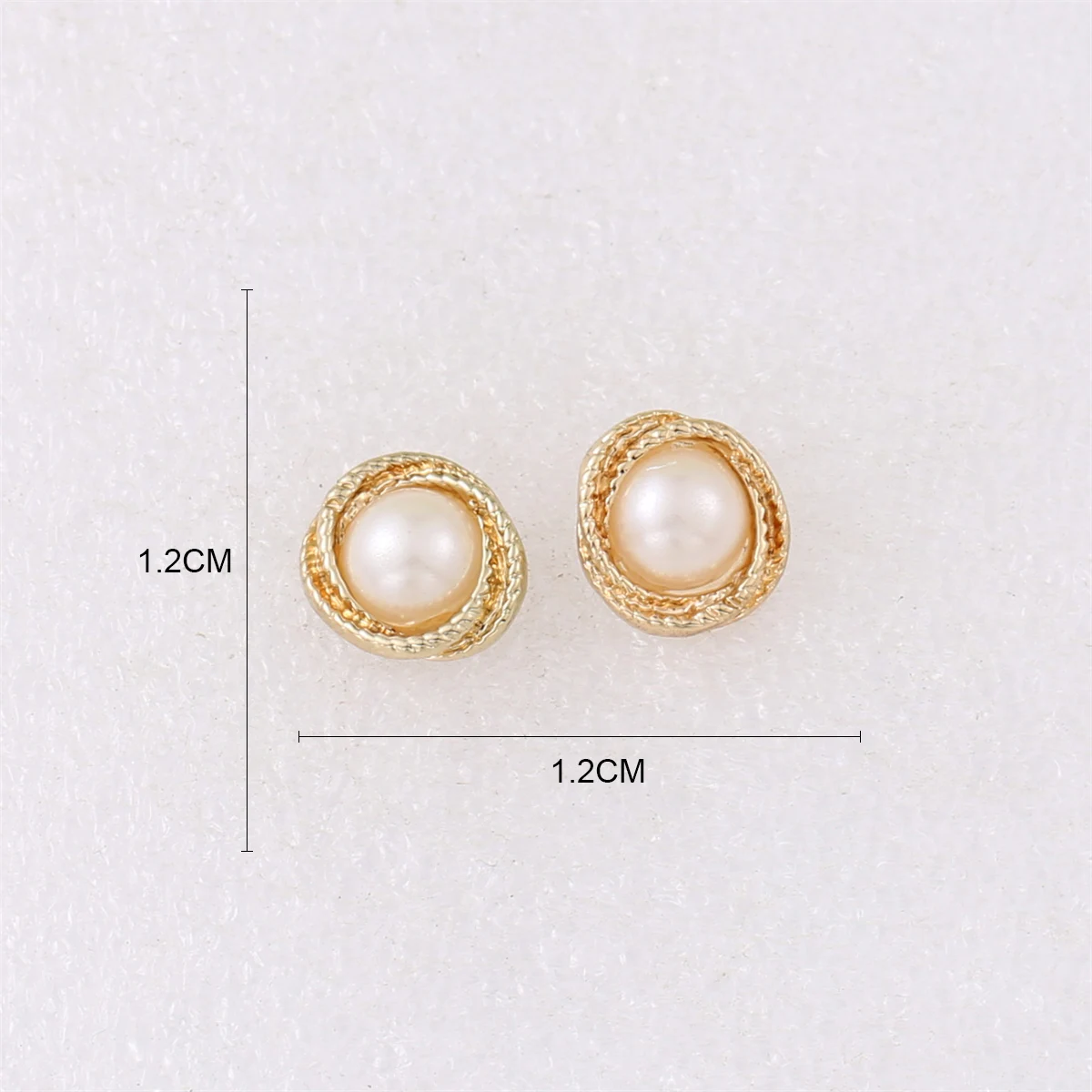 CARTER LISA Simple Mature Lady Imitation Pearl Earrings Fashionable Temperament Elegant for Women Ear Jewelry Daily Wedding Gift