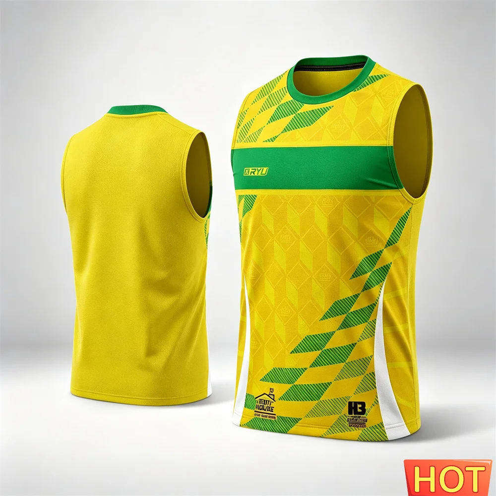 Summer men's t-shirts and tank tops Round Neck Men's sleeveless T-shirt Outdoor Running Training Vest Quick drying Sports vests