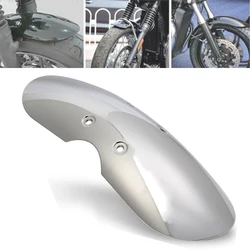 Motorcycle Chrome Cafe Racer Front Fender Mask Splash Mudguard Fairing For Triumph Bonneville Scrambler 2001-2016 2015 2014 2013