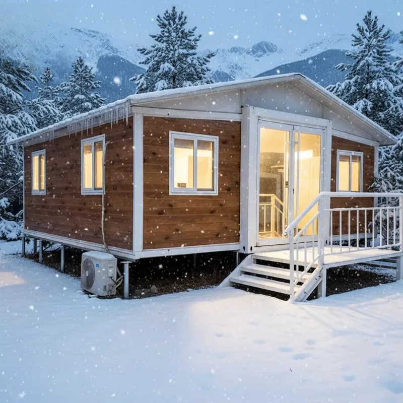 Articulated Foldable Container House Flexible Folding Design Small Storage Space When Not In Use Prefab Home Seasonal Use