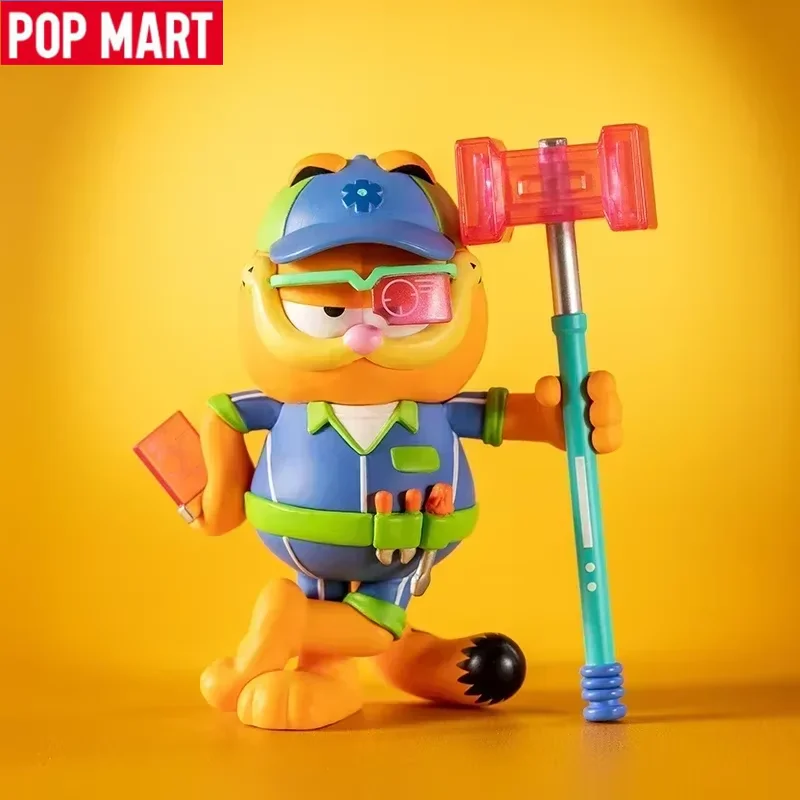 

POP MART Garfield Future Fantasy Series слепая коробка Guess Bag Mystery Box игрушки куклы милые аниме фигурки настольные украшения подарок девушке