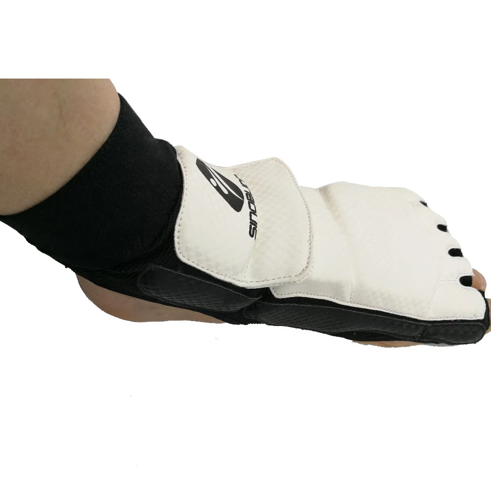 SINOBUDO Taekwondo Sparring Karate Foot Guard Kicking Boxing Foot Protector Ankel Support