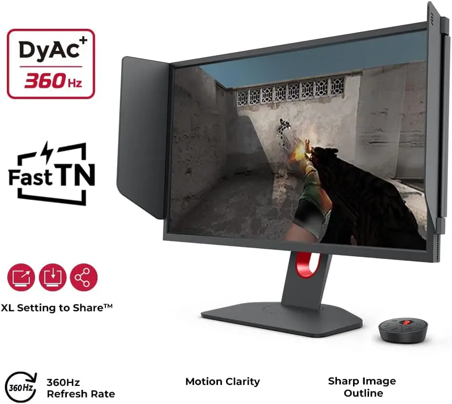 For ZOWIE 360hz Gaming Monitor 24.5 Inch Computer Display XL2566K