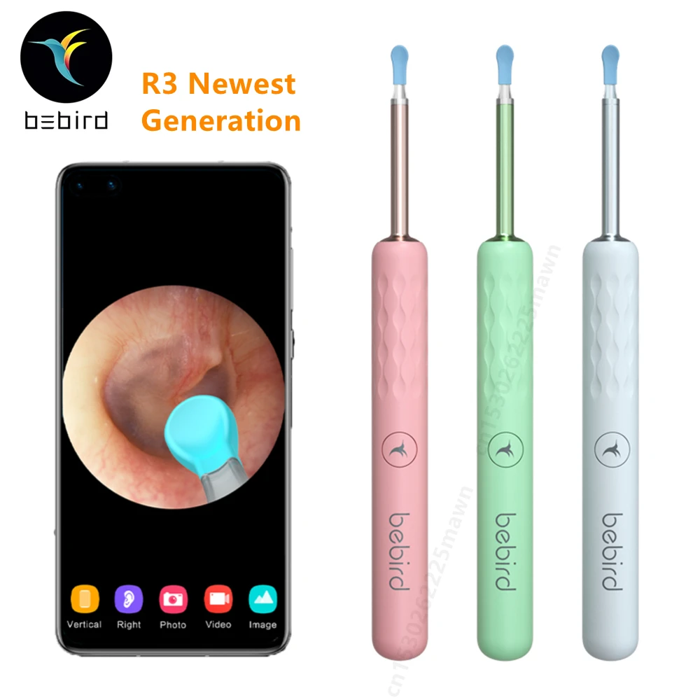 

Bebird X3 R3 R1 Ear Cleaner Minifit Earrings Wax Removal Tool IP67 Waterproof 3M Precision Camera Otoscope Endoscope Health Care