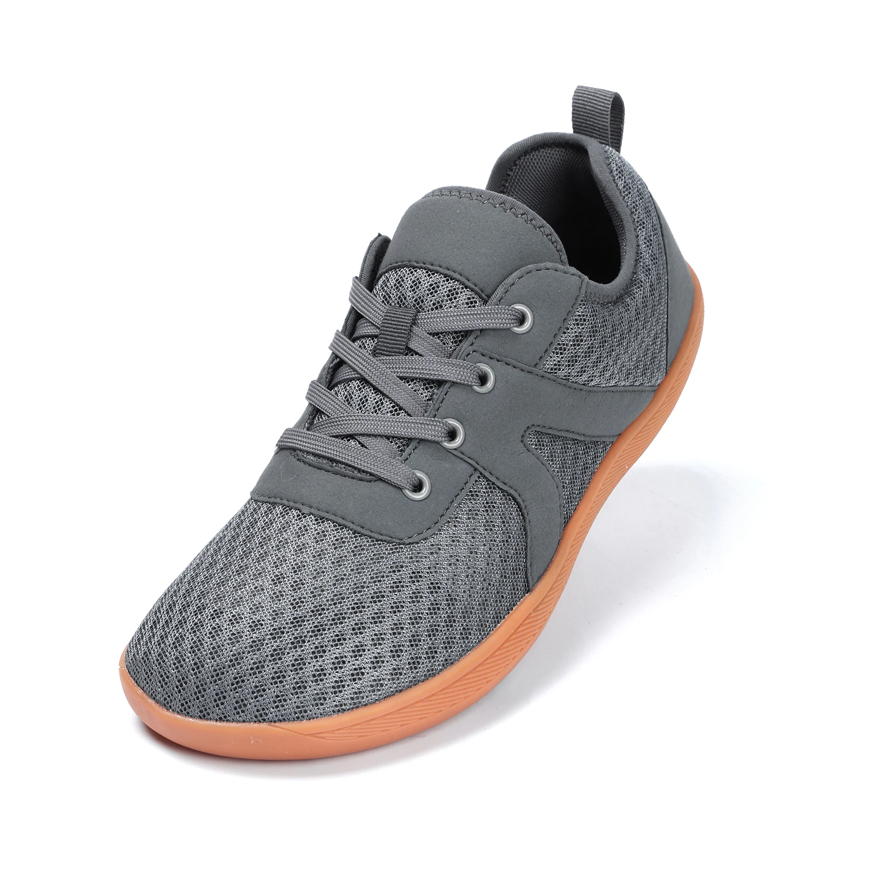 Zapatos de punta ancha para hombre, zapatillas transpirables minimalistas con caída cero, zapatillas descalzas, zapatos informales para caminar y correr