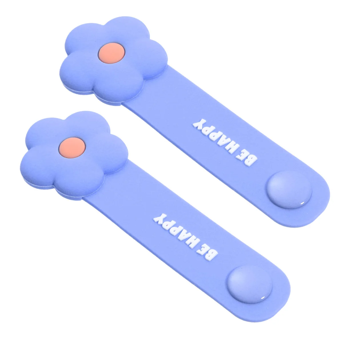

Cute Headphone Cable Manager Earphone ganizer Keeper Purple Cord Ties Charging Cables Small Size Lightweight Practical Long Use