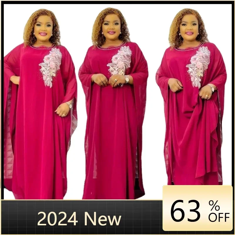 

African Plus Size Dresses for Women Summer Sexy African Women White Yellow Orange Long Robes African Dresses for Women