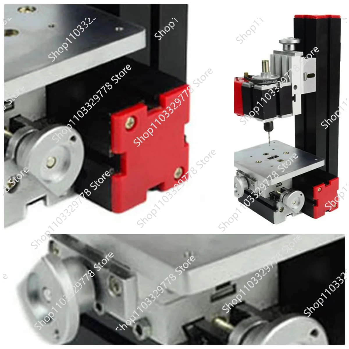 AC-3 Metal Version Of Drilling And Milling Dual-use Miniature Toy Type Mini Drilling Machine