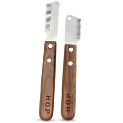 Professional Terrier Plucking Knife Pet Dog Comb Stripping Knife Hair Beating Knife Scraper Comb Racing Dog Grooming Tools