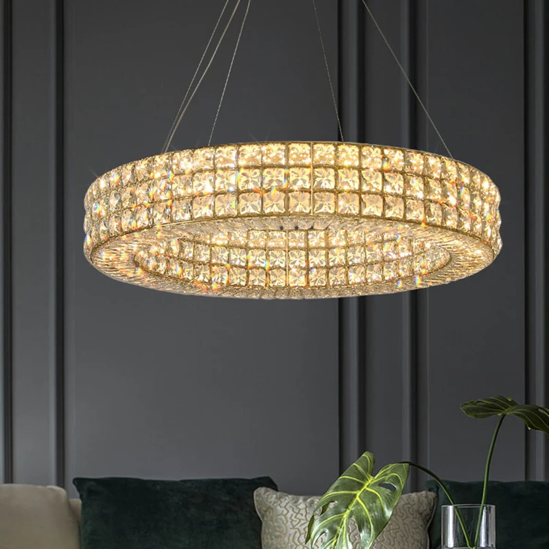 Modern home decor ring led lights pendant light lamps for living room Chandeliers for dining room hanging light indoor lighting