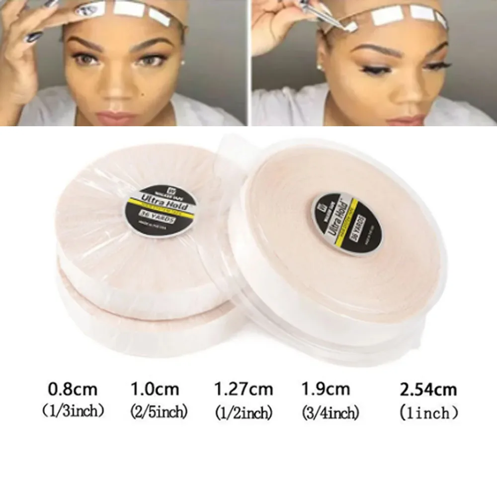 Haarverlenging Tape Sterke Hold Lace Front Ondersteuning Tape Waterdichte Dubbelzijdig Pruik Tape Voor Toupetje Frontale Haarstukje