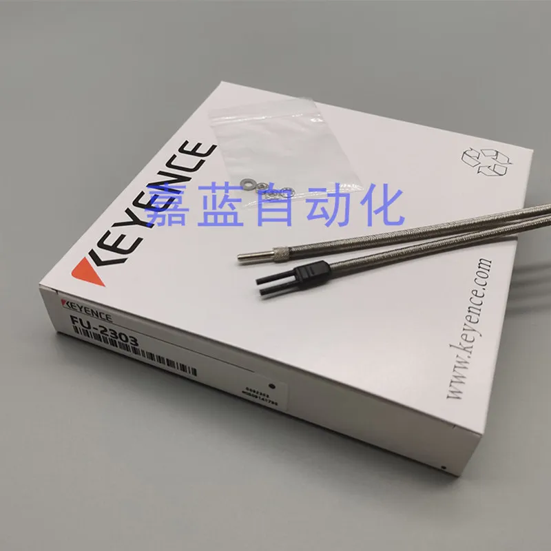 KEYENCE FU-2303 Stainless Steel Pressure Resistant M3 Diffuse Reflection Type Fiber Optic Sensor New Supply