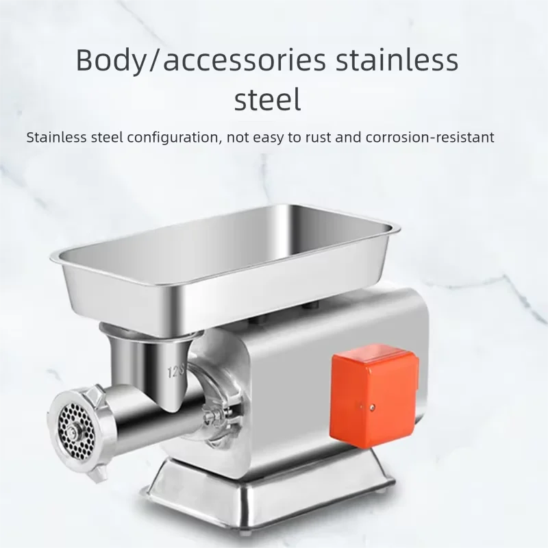 Industrial Meat Mincer Cutter Mixers Electric Meat Grinder with   Sausage Stuffer