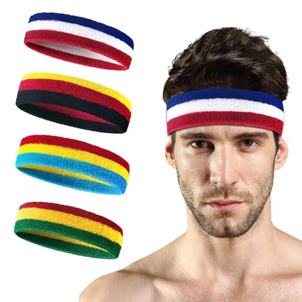 

Breathable Cotton Running Men Women Gym Stretch Head Band Hairband Sweatband Yoga Band