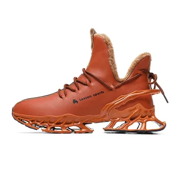 남성용 방수 미끄럼 방지 플러시 스니커즈, 따뜻한 겨울 슬리퍼, 테니스화, 2024 신상 