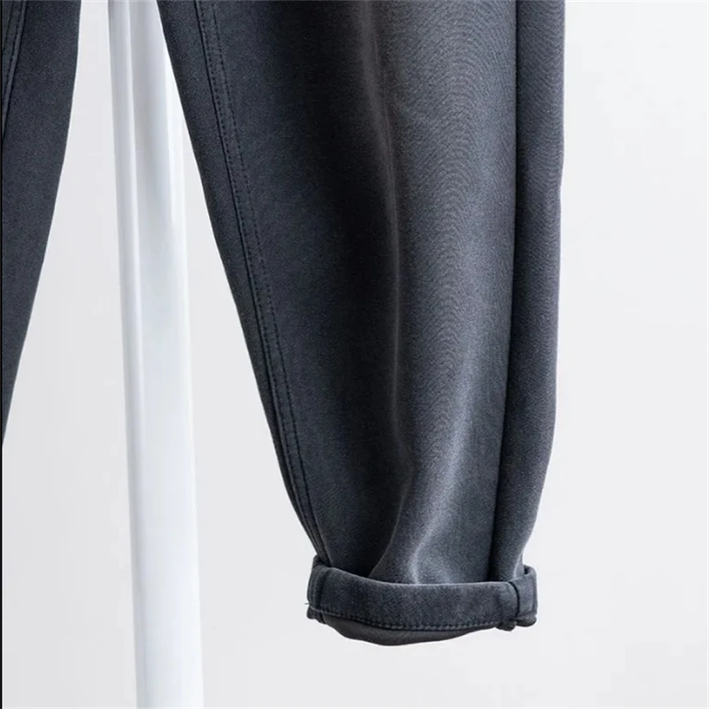 Men Black Sport Sweatpants Loose Jogging Pants Casual Harem Pants Male Trousers