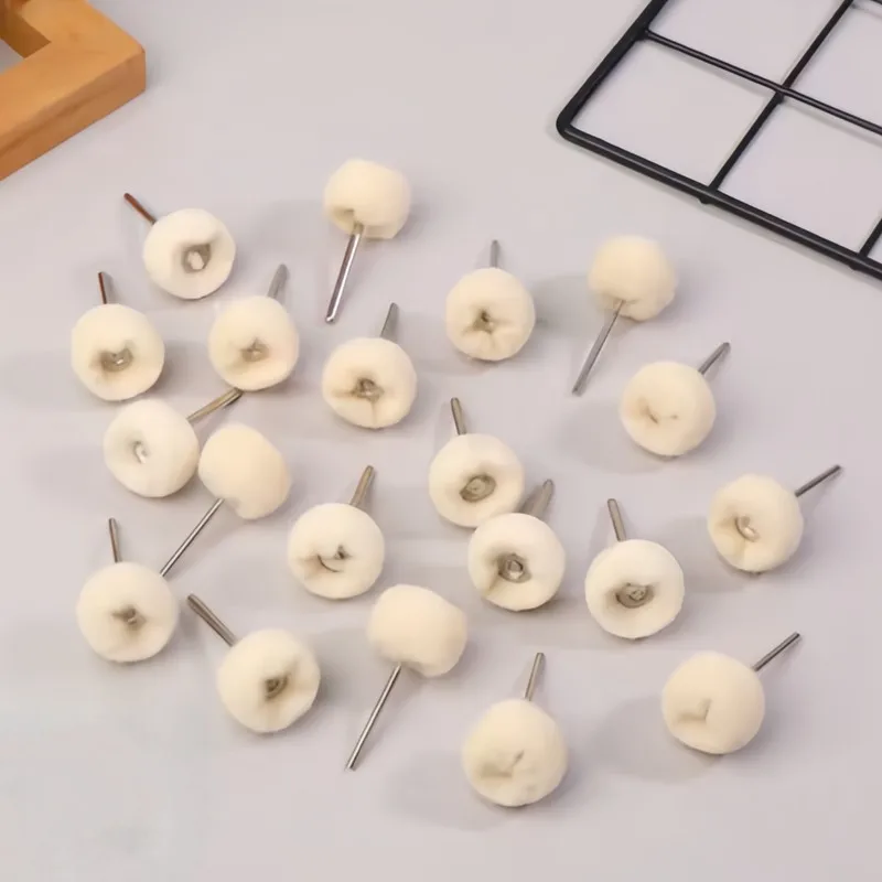 

26Pcs Wear-resistant Felt Wheel Replacements, Mirror Polish Gold & Silver Jewelry