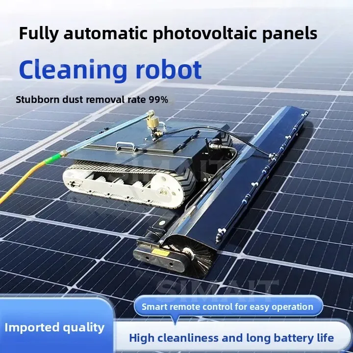 Photovoltaic Panel Cleaning Robot | Automatic PV Solar Panel Cleaner for Roof & Power Station | Electric Dust Remover